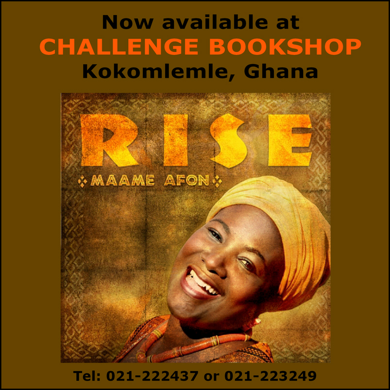 RISE now available at Challenge Bookshop in Accra